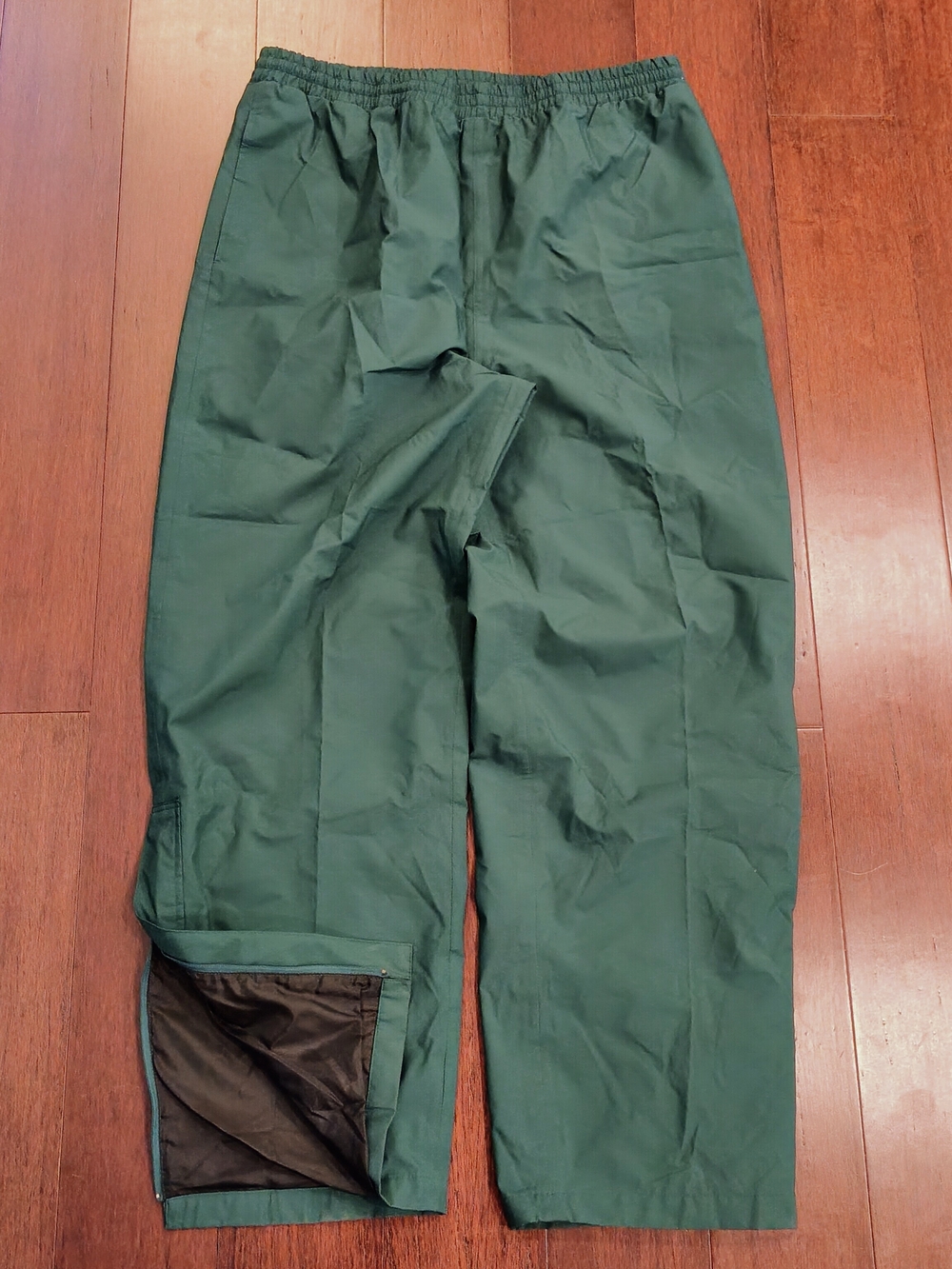 Vintage Staff by Wilson Gore Tex Waterproof Track Pants Mens Large Green Lined